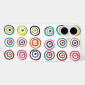 レインボーカラフルサークルのアートウォーター色 Case-Mate iPhoneケース (裏面 (横))