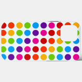 レインボーカラフルサークルのパターン Case-Mate iPhoneケース (裏面 (横))