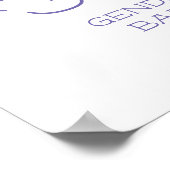 レインボーカラフルジェンダーが赤ちゃんのシャワーを明らかにする ポスター (角)