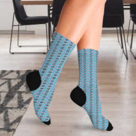 レインボーカラフルジグザグ ソックス