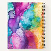 レインボーカラフルスケッチブック ノートブック (裏面)