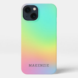 レインボーカラフルスタイル抽象芸術パターン iPhone 13ケース