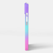 レインボーカラフルスタイル抽象芸術パターンiPhone cas iPhoneケース (左側面)