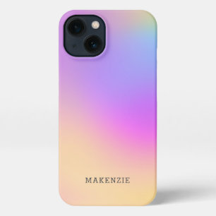 レインボーカラフルスタイル抽象芸術パターンiPhone cas iPhone 13ケース