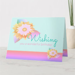 レインボーカラフルスタイル カード