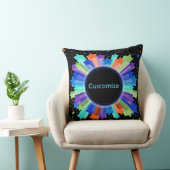 レインボーカラフルスターバスト装飾用クッション クッション (椅子)