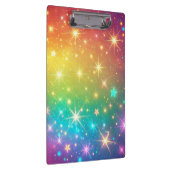 レインボーカラフルスター宇宙 クリップボード (右)