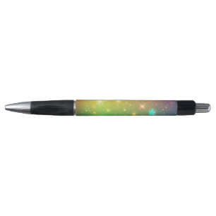 レインボーカラフルスター宇宙 ボールペン