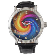 レインボーカラフルスパイラル旋回カラーデザイン