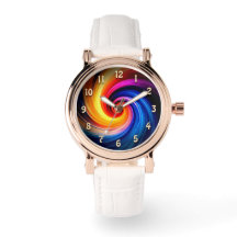 レインボーカラフルスパイラル旋回カラーデザイン