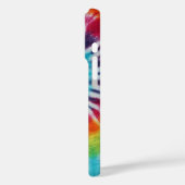 レインボーカラフルスパイラル絞り染め Case-Mate iPhoneケース (裏面 / 左)