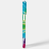 レインボーカラフルスパイラル絞り染め Case-Mate iPhoneケース (裏面 / 右)