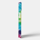 レインボーカラフルスパイラル織物パターン Case-Mate iPhoneケース (裏面 / 右)