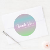 レインボーカラフルスフェイクプレー ラウンドシール (封筒)