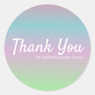 レインボーカラフルスフェイクプレー ラウンドシール