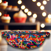 レインボーカラフルスプリンクルズキュートトレンディー ファニーパック