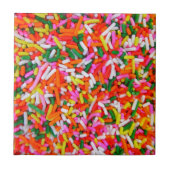 レインボーカラフルスプリンクル タイル (正面)