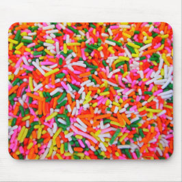 レインボーカラフルスプリンクル マウスパッド