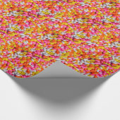 レインボーカラフルスプリンクル ラッピングペーパー (角)