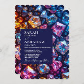 レインボーカラフルズ結婚式招待状 招待状 (正面/裏面)