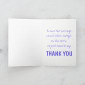 レインボーカラフルタイポグラフィ多言語対応 サンキューカード (内部)