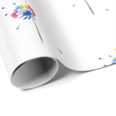 レインボーカラフルダンデロン ラッピングペーパー (ロールコーナー)