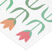 レインボーカラフルチューリップ、春の花 ミディアムテーブルランナー (コーナー)