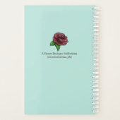 レインボーカラフルチョウ プランナー手帳 (裏面)