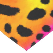 レインボーカラフルチータのシームレスパターン テーブルクロス (アングル)