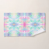 レインボーカラフルトバルボホ絞り染め バスタオルセット (ハンドタオル)