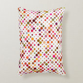 レインボーカラフルドット、レトロ70s アクセントクッション (正面(垂直))