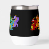 レインボーカラフルドラゴン漫画 (左面)