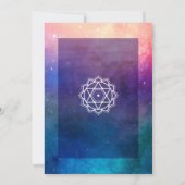 レインボーカラフルネブラ結婚式招待状 招待状 (裏面)