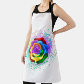 レインボーカラフルバラ エプロン (インサイチュ)