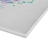 レインボーカラフルバラ カッティングボード (角)