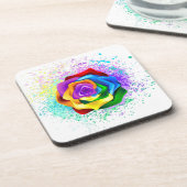 レインボーカラフルバラ コースター (左側)