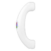 レインボーカラフルバラ セラミックキャビネット取っ手 (側面)