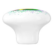 レインボーカラフルバラ セラミックノブ (側面)