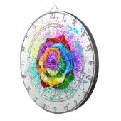 レインボーカラフルバラ ダーツボード (正面右)