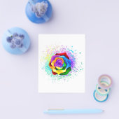 レインボーカラフルバラ チラシ (シングル)