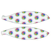 レインボーカラフルバラ バスケットボール (パネル)