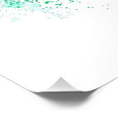 レインボーカラフルバラ フォトプリント            (角)