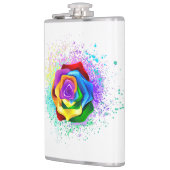 レインボーカラフルバラ フラスク (左)