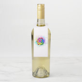 レインボーカラフルバラ ボトルネックタグ (ボトル)