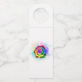 レインボーカラフルバラ ボトルネックタグ (裏面)