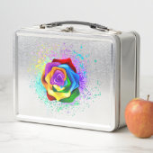 レインボーカラフルバラ メタルランチボックス (インサイチュ)