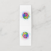 レインボーカラフルバラ 予約カード (外部開封)