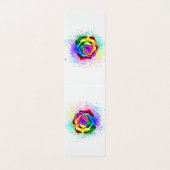 レインボーカラフルバラ 名刺 (外部フラット)