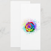 レインボーカラフルバラ 案内状 (正面/裏面)