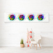 レインボーカラフルバラ 横断幕 (インサイチュ)